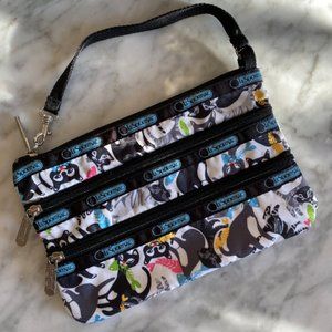 LeSportsac 3-Zip Wristlet